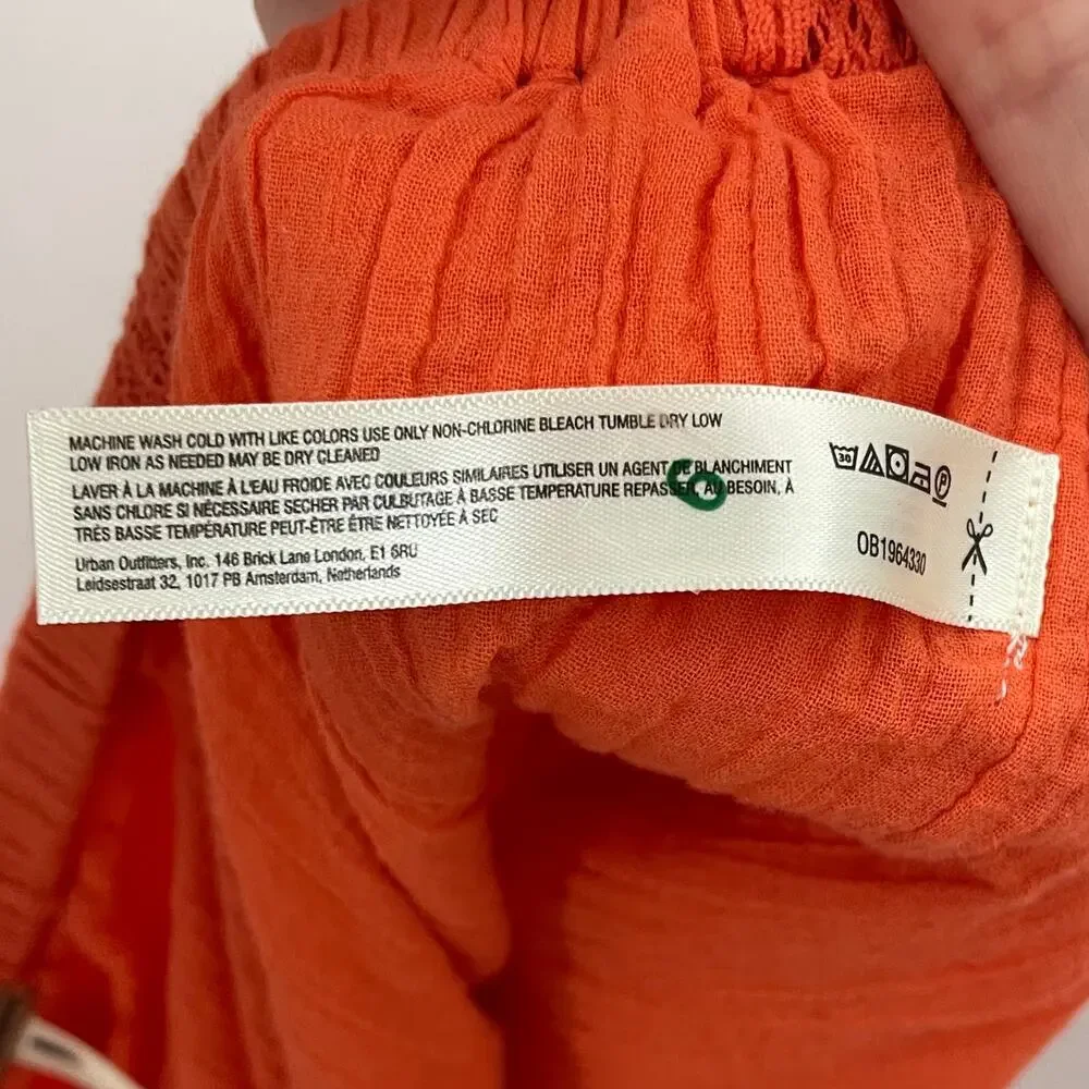 Free People Seaside Shorts Scarlet Ibis Red S - Picture 6 of 8